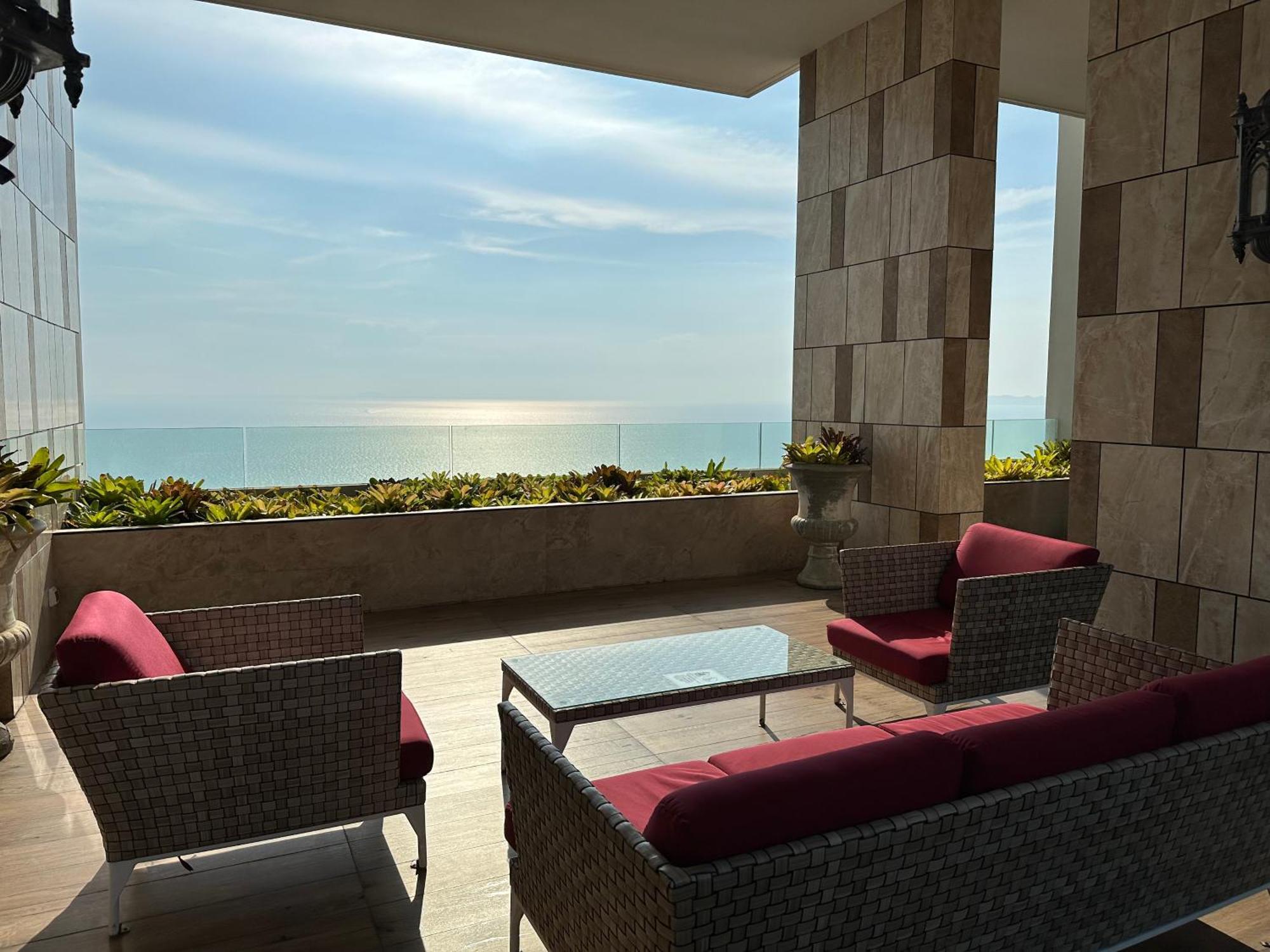 芭提雅高层海景奢华公寓the Riviera Jomtien生香家直达海滩2704 Extérieur photo