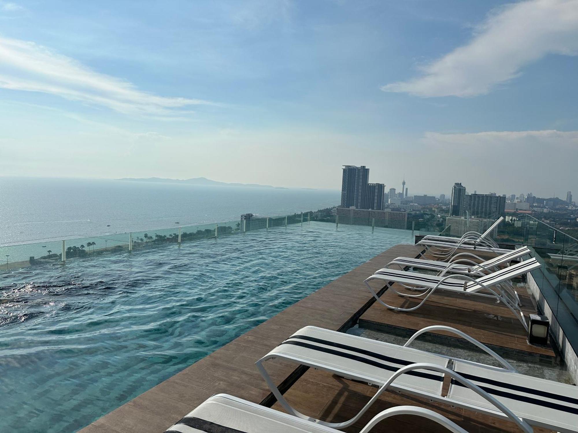 芭提雅高层海景奢华公寓the Riviera Jomtien生香家直达海滩2704 Extérieur photo