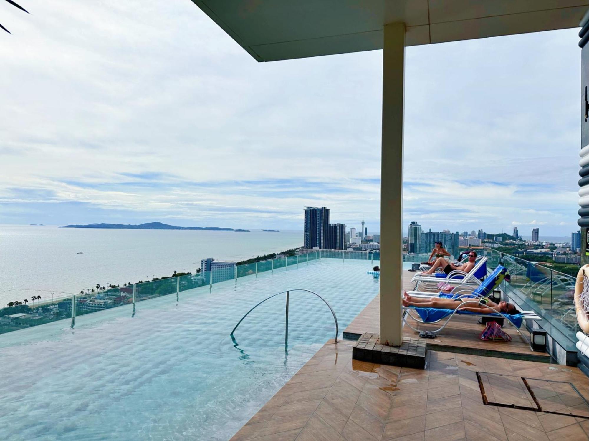 芭提雅高层海景奢华公寓the Riviera Jomtien生香家直达海滩2704 Extérieur photo