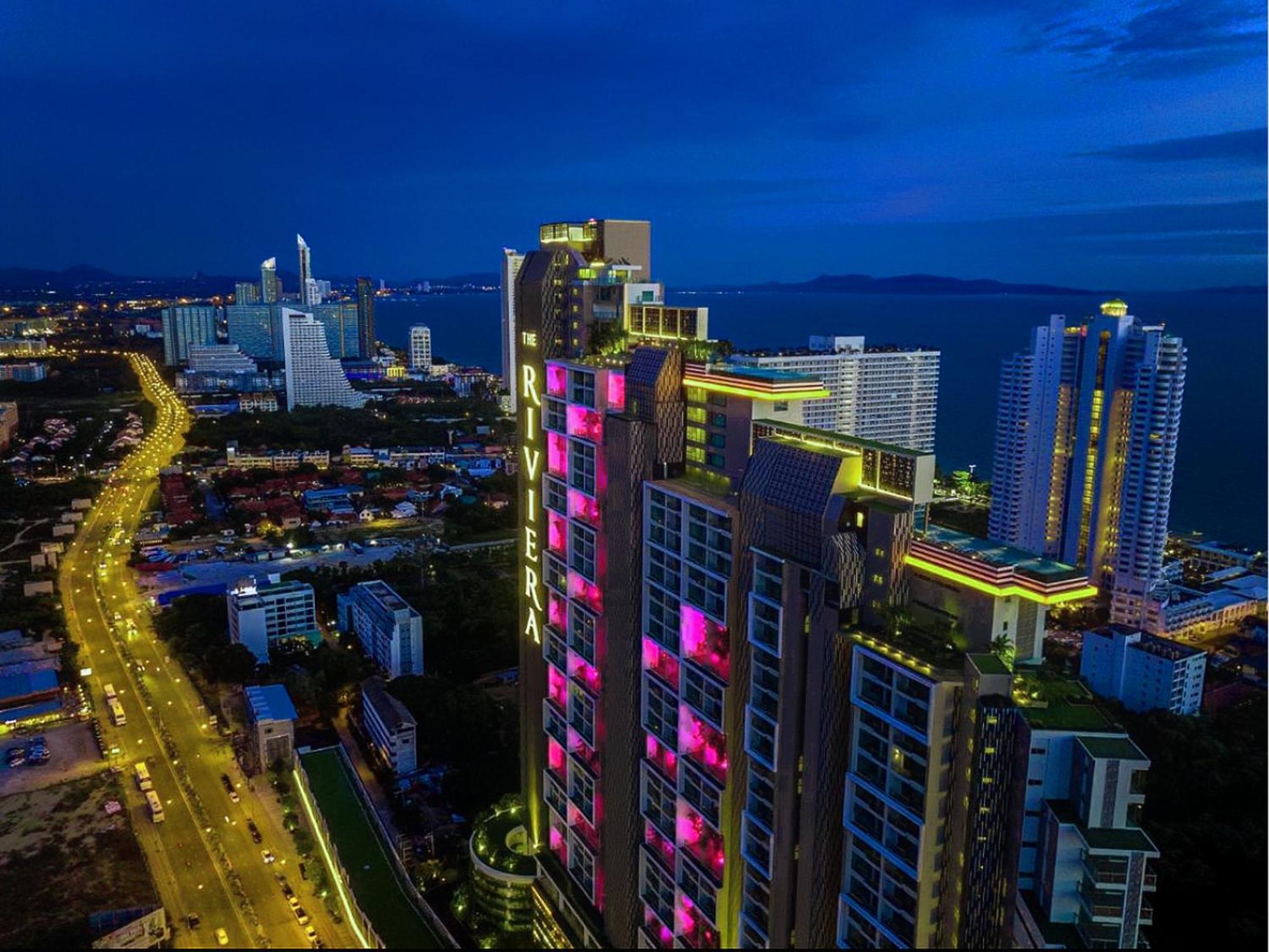 芭提雅高层海景奢华公寓the Riviera Jomtien生香家直达海滩2704 Extérieur photo