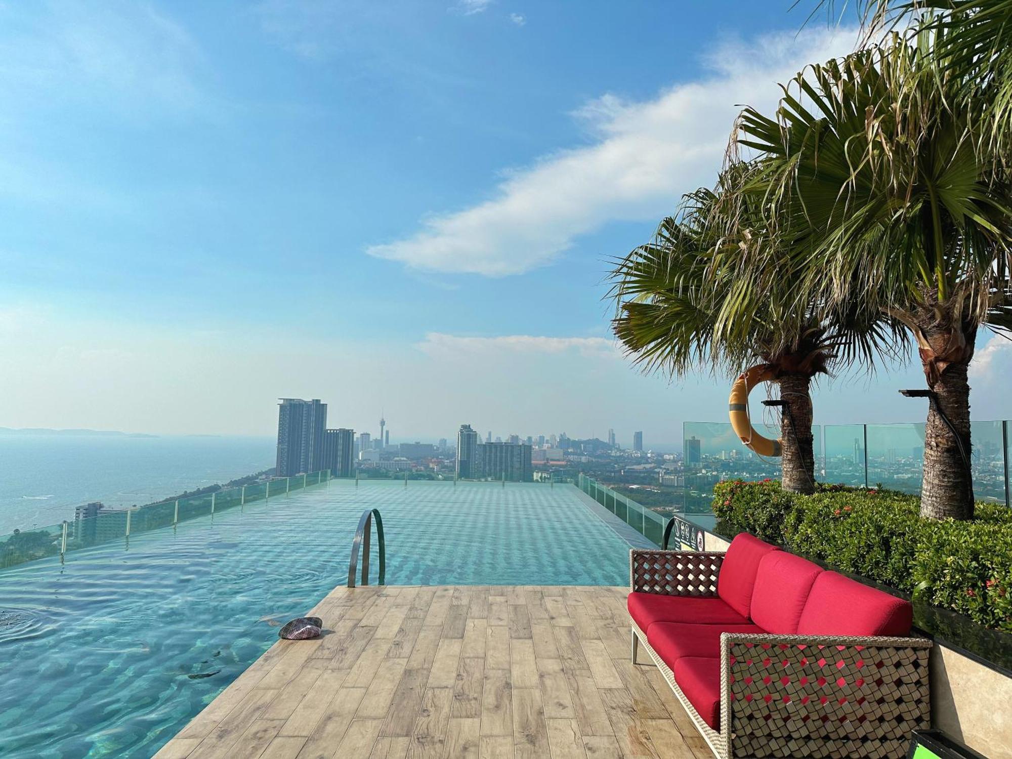 芭提雅高层海景奢华公寓the Riviera Jomtien生香家直达海滩2704 Extérieur photo