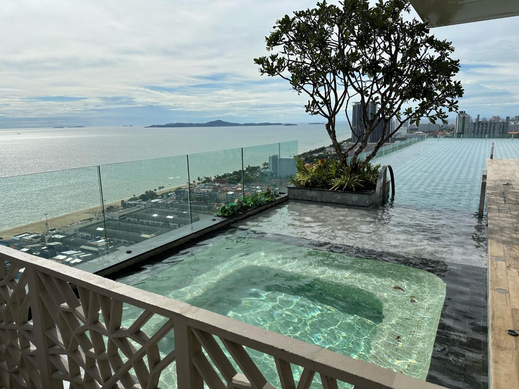 芭提雅高层海景奢华公寓the Riviera Jomtien生香家直达海滩2704 Extérieur photo